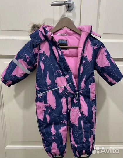Зимний комбинезон для девочки 80