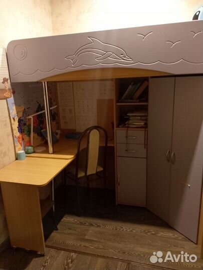 Детская кровать чердак