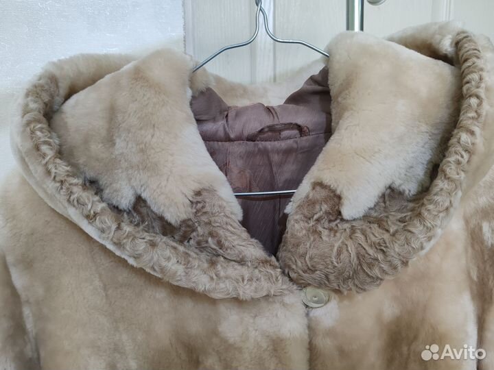 Шуба мутоновая размер 44 46