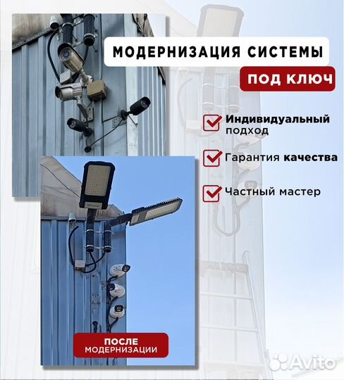 Монтаж системы видеонаблюдения под ключ