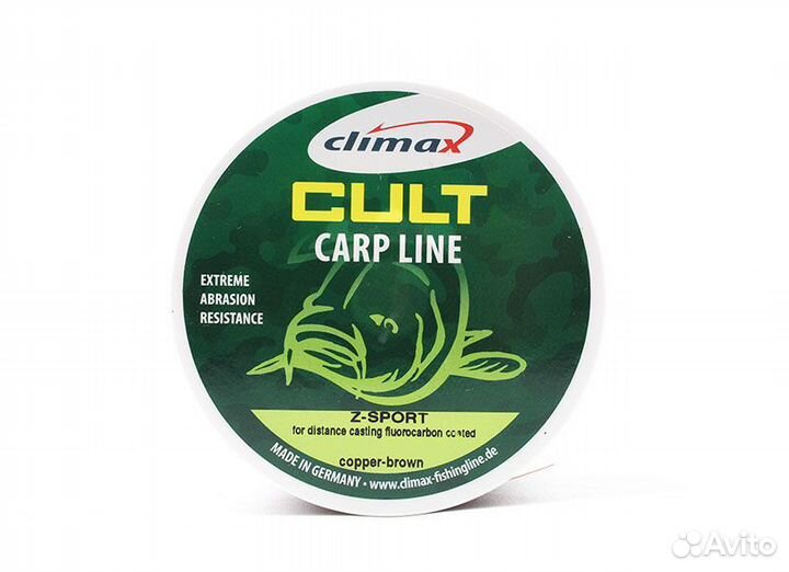 Леска Climax cult Carp Line Z-Sport 1000м 6,8кг/0