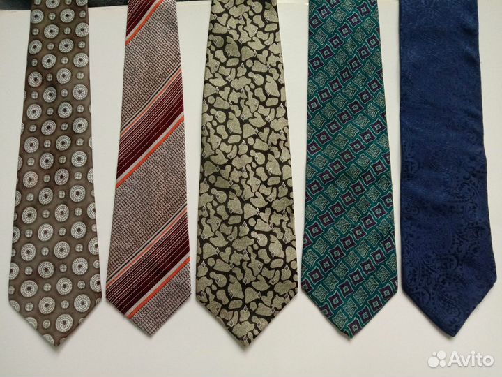 Галстук мужской СССР советский винтаж 10 шт