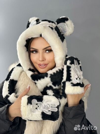 Женская зимняя шапка хит сезона