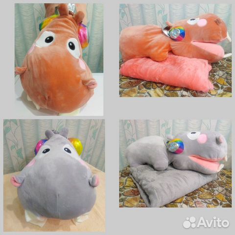 Плед + подушка + игрушка Комплект малышам 3 в 1