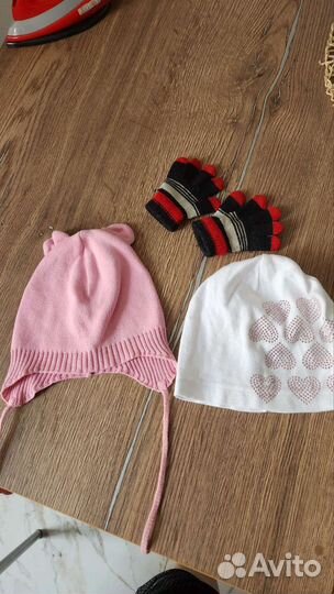 Шапка для девочки на годик