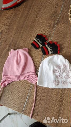 Шапка для девочки на годик