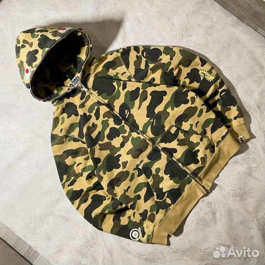 Зип худи Bape shark оригинал