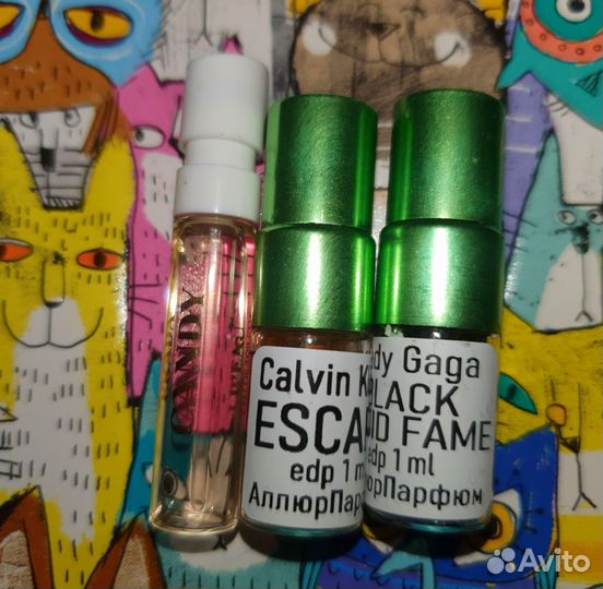 Пробник отливант духи Lady Gaga Prada Calvin Klein