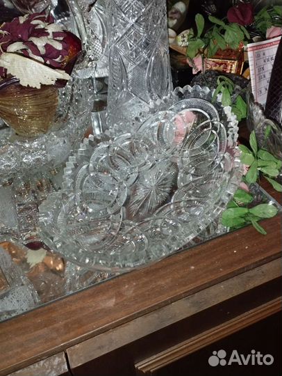 Салатник хрустальный