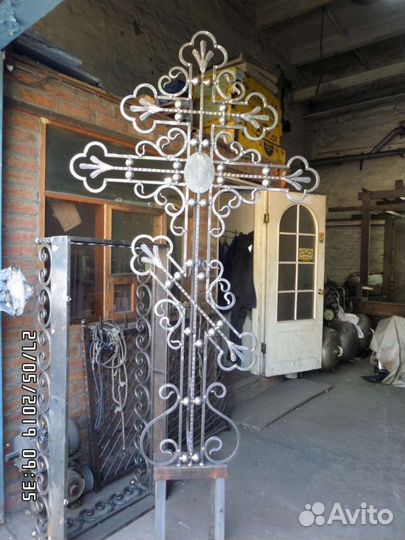 Кованый православный крест