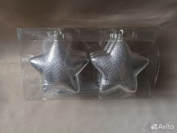 Новый набор елочных игрушек IKEA, 2 шт