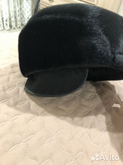 Меховая мужская кепка