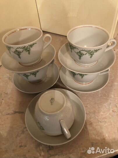 Фарфоровая посуда времен СССР