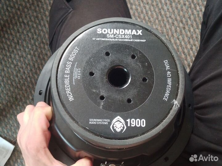 Сабвуфер пассивный 10 дюймов