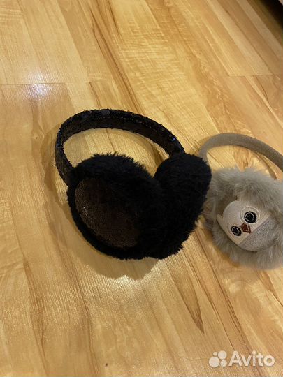 Меховые наушники для девочек