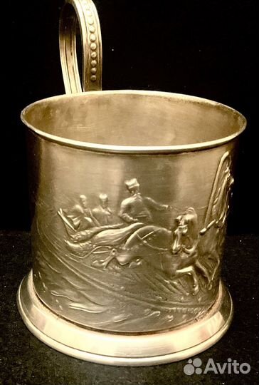 Подстаканники СССР мельхиор