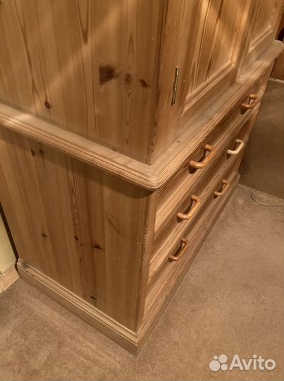 Шкаф-комод 2-х створчатый прованс массив