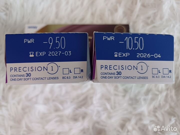 Контактные линзы Precision 1 -9,5 и -10,5