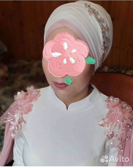 Оформление платка/Завязывание платка на никах