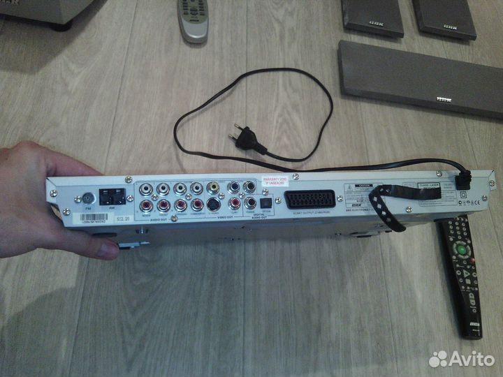 DVD плеер BBK DV722S (на запчасти) и пульт от него
