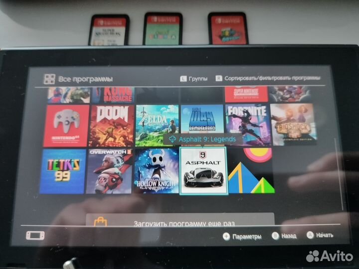 Nintendo switch rev 2 с играми
