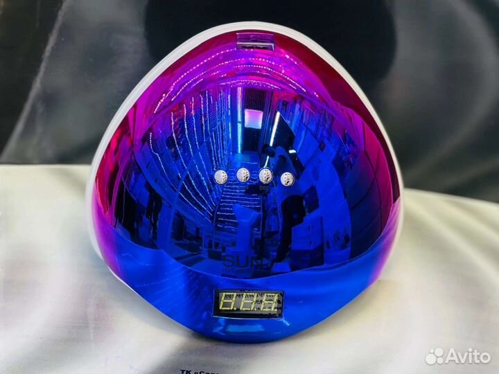 Лампа для маникюра 4 8вт с дисплеем призма