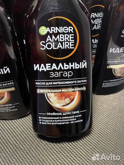 Масло для загара Garnier с маслом Кокоса