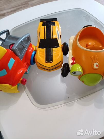 Детские машинки, пазлы и сортер