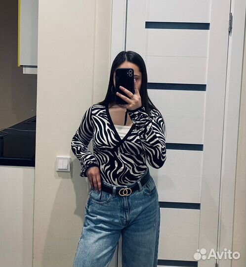 Кофта зебра