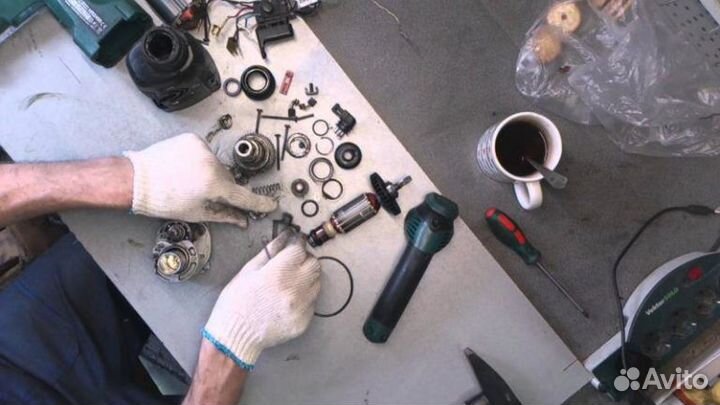 Ремонт электроинструмента, перфоратора шуруповерта