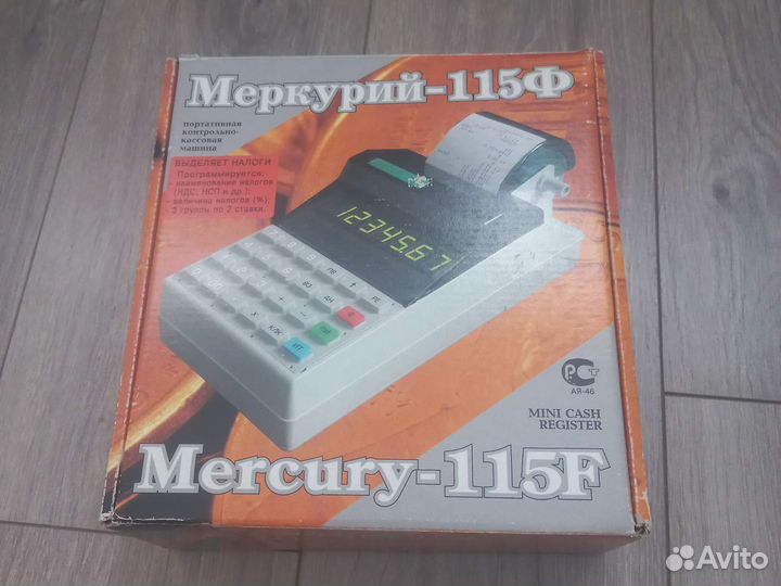 Кассовый аппарат меркурий бу