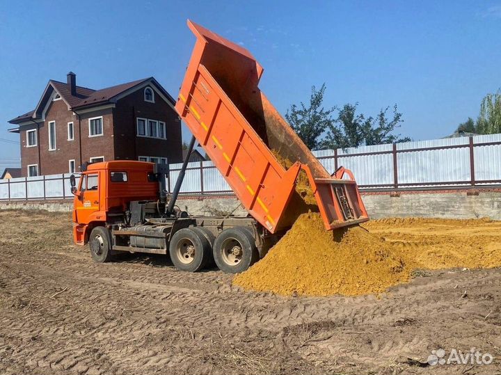 Песок щебень гравий быстрая доставка