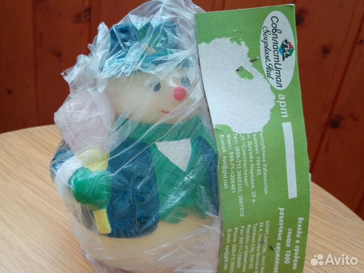 Снеговик с метлой СССР