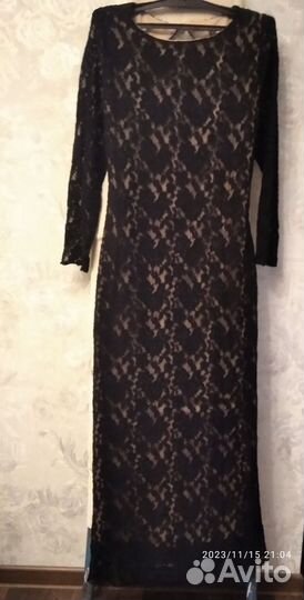 Вечернее платье в пол 46