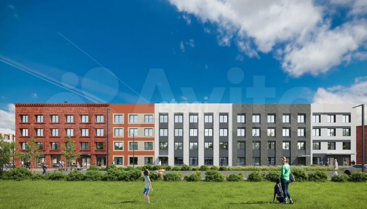 3-к. квартира, 54,7 м², 2/4 эт.