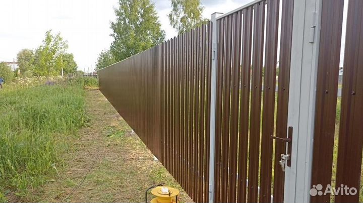Забор металлический под ключ качественно