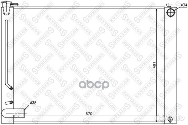 10-25363-SX радиатор системы охлаждения АКПП L
