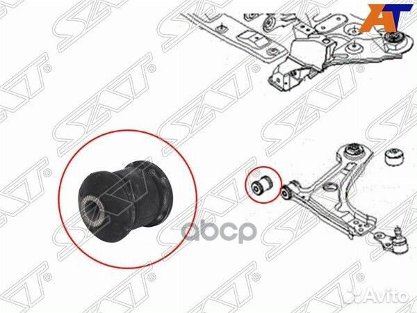 Сайлентблок переднего рычага передний chevrolet