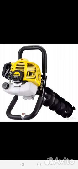 Бурение лунок мотобуром, диаметр 200-250мм,до 1,7м