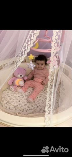 Бортики и балдахин в кроватку