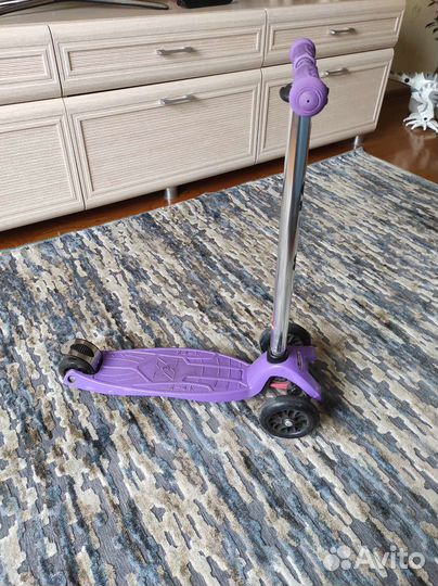 Самокат детский трехколесный бу
