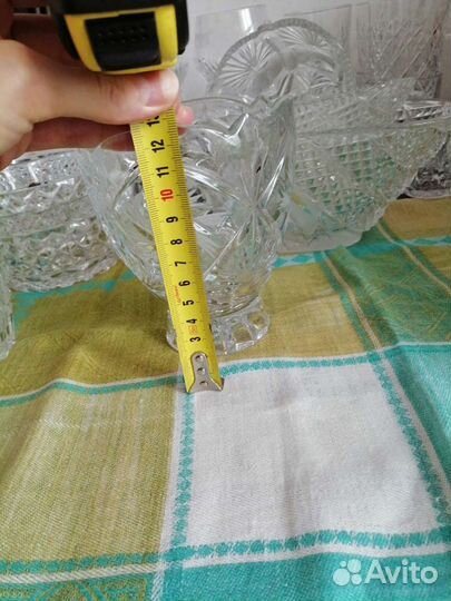 Вазочка хрустальная времен СССР