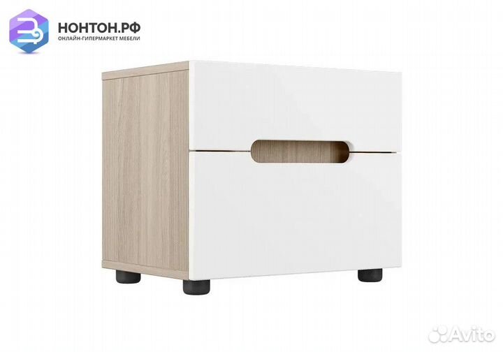 Тумба прикроватная Палермо-3 ясень шимо светлый