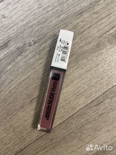 Жидкая матовая губная помада relouis nude matte