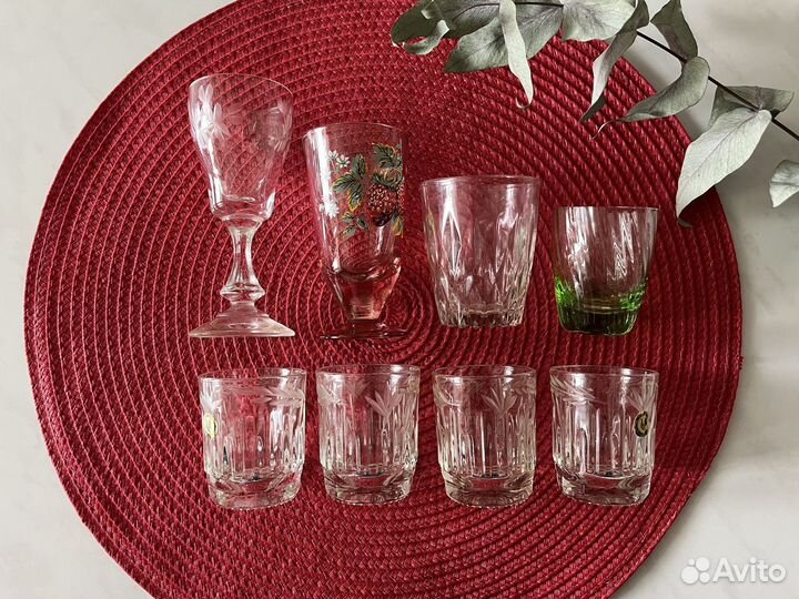 Хрустальные рюмки СССР + балетки