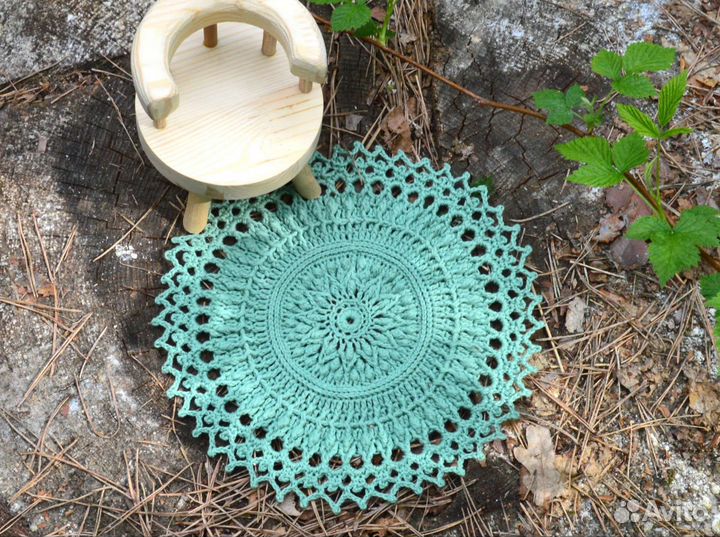 Салфетка вязаная крючком