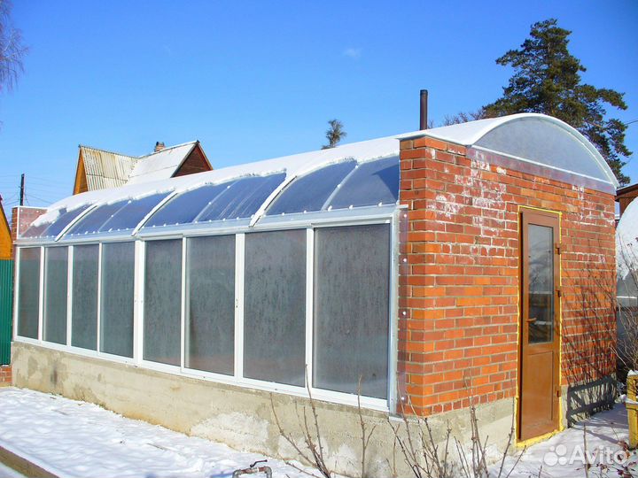 Поликарбонат для зимней теплицы двухкамерный 10 мм