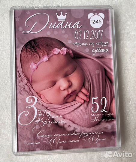 Магниты с фото