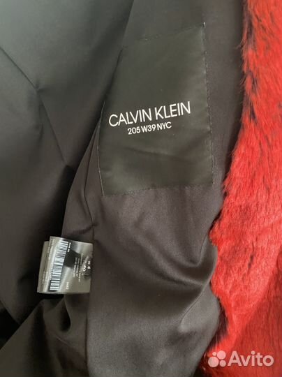 Calvin Klein 205w39nyc X Raf Simons пальто (шуба)