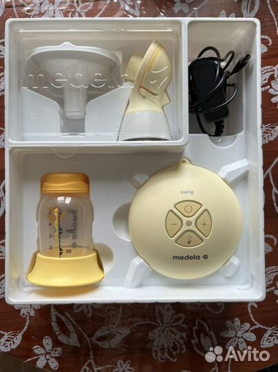 Молокоотсос medela swing flex электрический